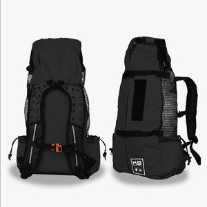 Xs black dog backpack